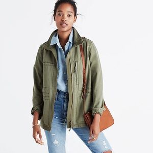 Madewell Olive Green Military Fleet Jacket Women’s XS